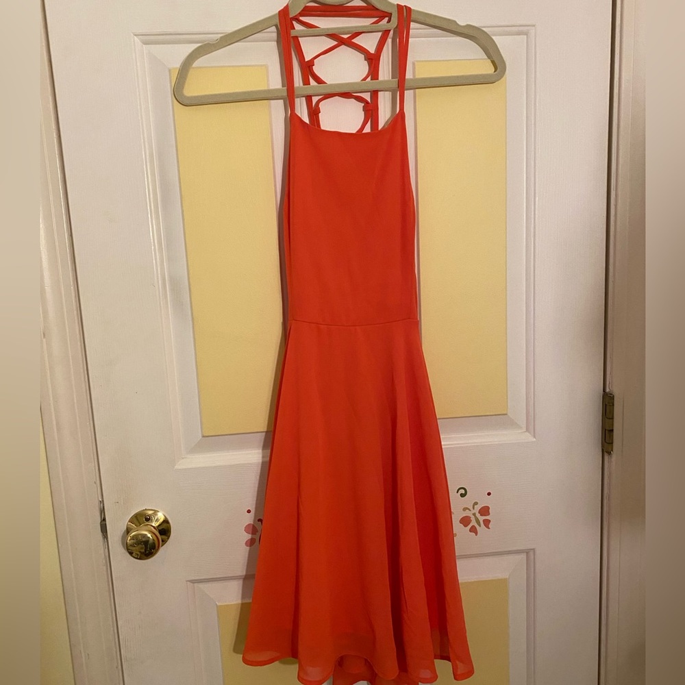 Pink Lulus dress worn ONCE